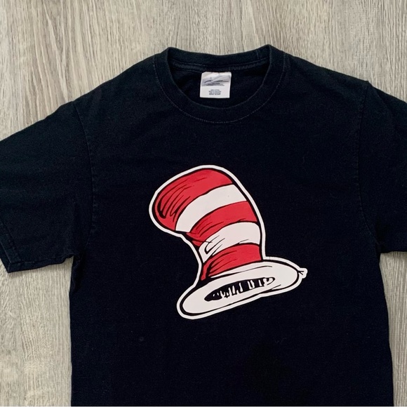 Port and Company Black Graphic Cartoon T Shirt - Picture 2 of 3